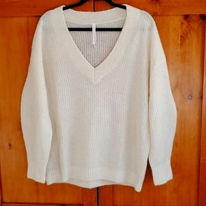 Babaton The Group Klein Vneck Sweater